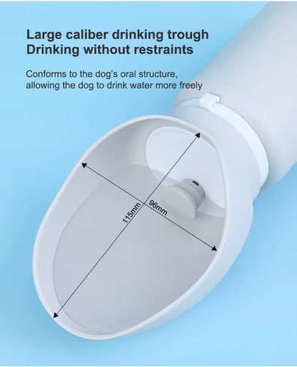 Pet Accessories Supplies Portable Collapsible Reusable Silicone Water Bowl Travel Walking Dispenser Puppy Dog Water Bottle